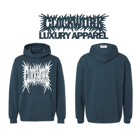 SEA BLUE CLOCKWORK HOODIE
